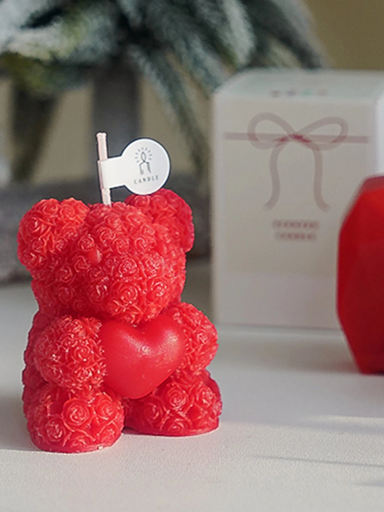 Valentine's Day Teddy Bear Scented Candle - candletown.net