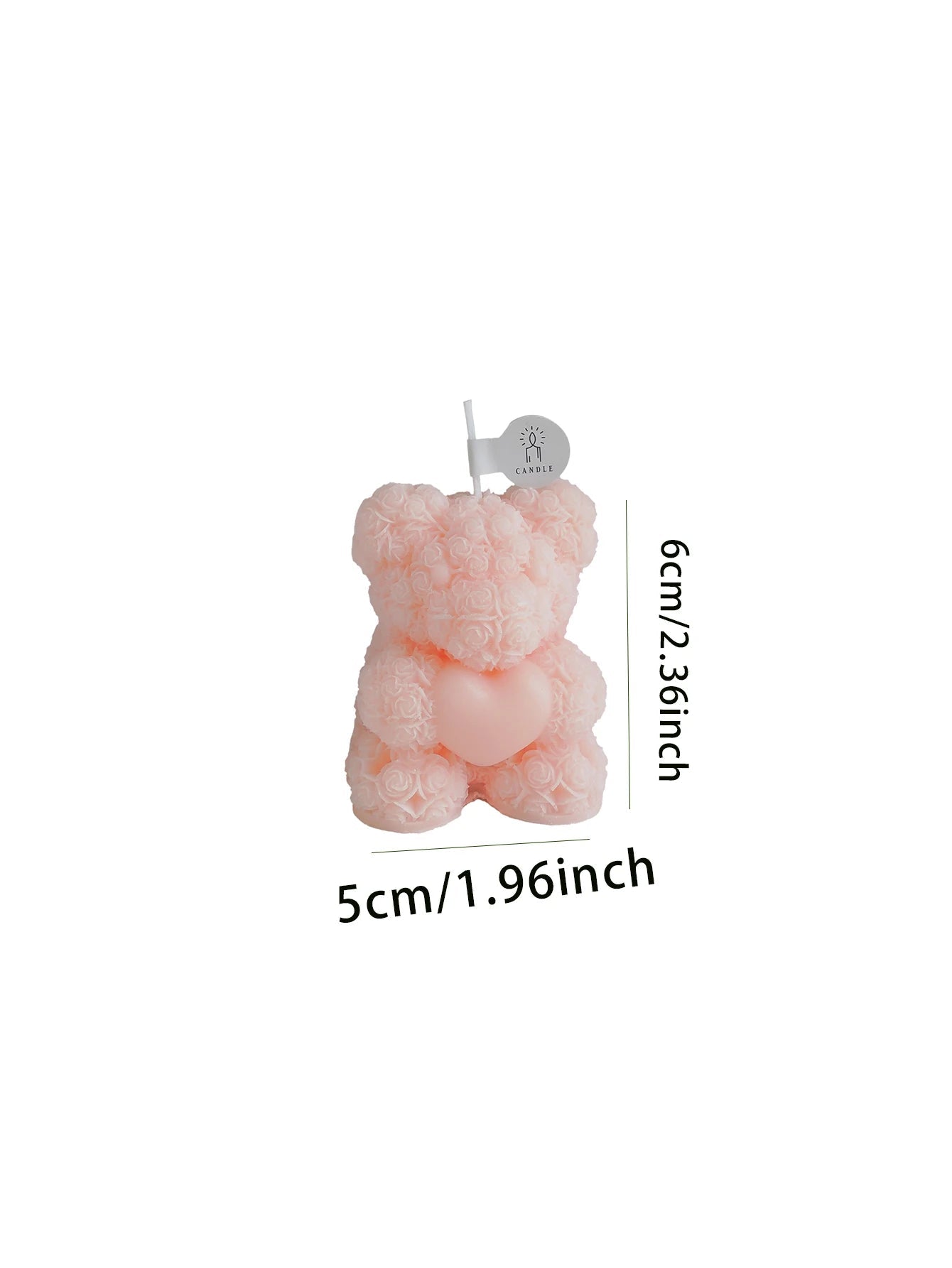 Valentine's Day Teddy Bear Scented Candle - candletown.net